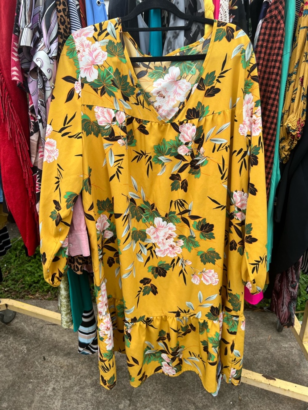 Yellow dress